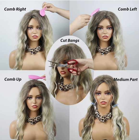 Long Blonde Wavy Wig - Picture 1 of 4